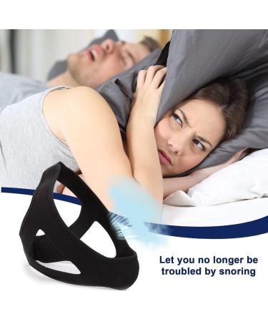 AWAVM 3-Piece Set of Adjustable Anti Snoring Chin Strap Eye Mask and Storage Bag V-Shaped Face Support Strap Effectively Solving Snoring Suitable for Men and Women's Anti Snoring Device - Buy Online on GoSupps.com