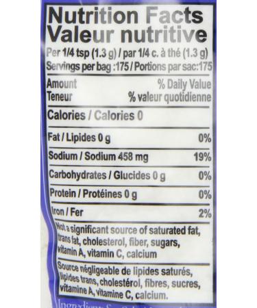 Fine Ground Celtic Sea Salt 8 oz - Resealable Bag - Pure and Natural Sea Salt - Buy Online on GoSupps.com