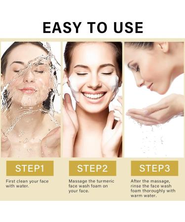 Buy Turmeric Facial Cleanser | Deep Cleaning Foaming Face Wash for All Skin Types - International Shipping Available - Buy Online on GoSupps.com