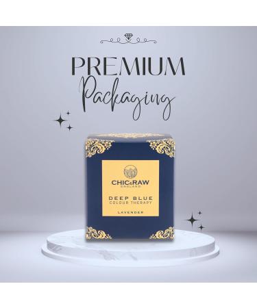 Deep Blue Color Therapy Scented Candles for Men - Lavender Aromatherapy Gift | Stress Relief & Housewarming Solutions - Buy Online on GoSupps.com