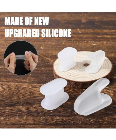 4pcs Gel Toe Separators for Big Toe - Silicone Toe Spacers for Relief Pain and Overlapping Toes - Women Men (S and L Sizes) - Buy Online on GoSupps.com