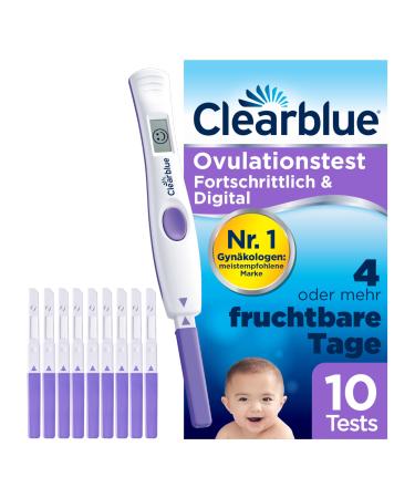 Clearblue children's desire to have ovulation test kit 10 tests + 1 digital test holder fertility test for women / ovulation progressive & digital (tests 2 hormones) get faster 10 ovulation tests - Buy Online on GoSupps.com