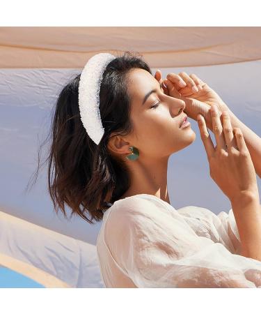 3Pcs Rhinestone Padded Headbands for Women - Wedding, Birthday, Prom, Pageant - Hair Accessories - Black, White, Multicolour - Buy Online on GoSupps.com