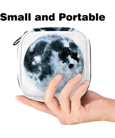 Vintage Moon Pattern Sanitary Napkin Storage Bag - Period Tampon Makeup Pad Pouch Color3766 - Buy Online on GoSupps.com