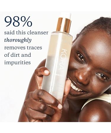 KORA Organics Milky Mushroom Oil Cleanser - Certified Organic & Cruelty Free - 5.07 oz - Cleanse & Nourish | 5 Fl Oz - Buy Online on GoSupps.com