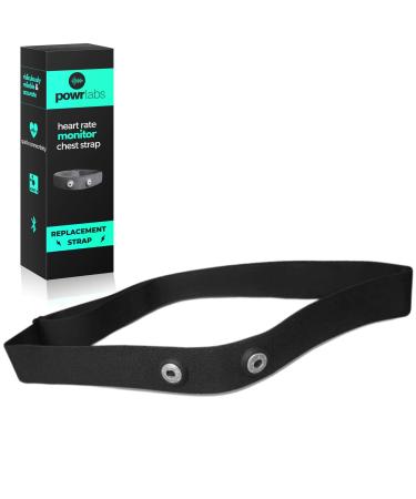 Heart Rate Monitor Replacement Strap, Heart Rate Monitor Chest Strap Replacement Band Compatible with Wahoo Tickr Polar H7 Garmin HRM Coospo - Heart Rate Monitor Strap Replacement (Powr Labs, M-XXL) - Buy Online on GoSupps.com