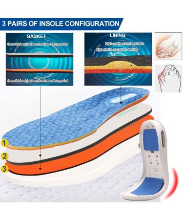 Diabetic Walking Shoes for Elderly Women | Extended Widths | Lightweight Sneakers | Dark Grey | Size Men 7.5/Women 9 - Buy Online on GoSupps.com