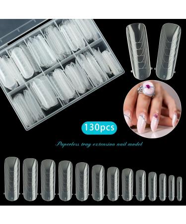 VNJAOI 130 Poly Breathe Gel - Dual Nail Shapes & Scale Designer Coffin Nails for Salon & DIY Gel Manicure Art - Buy Online on GoSupps.com