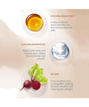 Organic Turmeric Face Cream for Brightening Skin | Dark Spot Remover and Acne Fighter | Hydrating Moisturizer with Natural Ingredients - 50g - Buy Online on GoSupps.com