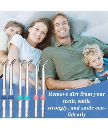 LINXINS 6Pcs Flosser Replacement Tips for Waterpik Replacement Heads Oral Irrigator Nozzle Set for Waterpik Tips Designed Clean Teeth and Healthy Gums - Buy Online on GoSupps.com
