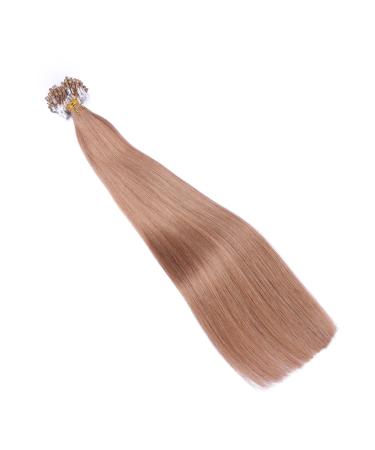 Micro-Ring Hair Extensions #10 Light Brown 60cm 100 Strands 0.5g | 100% Remy Real Hair Easy to Use by Hair Professionals - Shop Now! - Buy Online on GoSupps.com