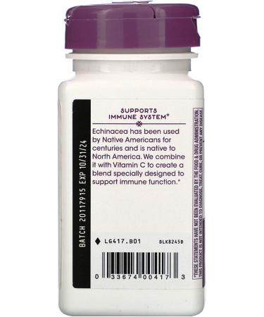 Natures Way Echinacea & Vitamin C - 100 Capsules for Immune Support - Buy Online on GoSupps.com