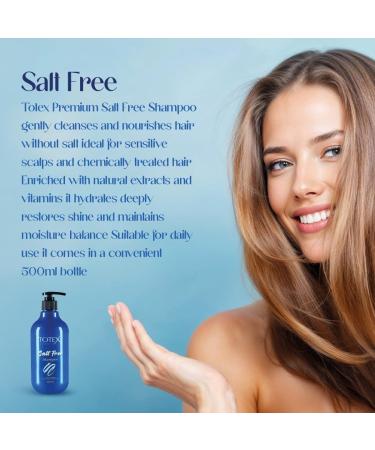  Totex TOTEX Salt Free Shampoo 500ml Unisex Hair Care For Damaged Hair - Buy Online on GoSupps.com