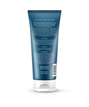 Oars + Alps Superfoliant Body Scrub - Dermatologist Tested Clean Ingredients Niacinamide & Coconut Oil - 8 Fl Oz | International Shipping Available - Buy Online on GoSupps.com