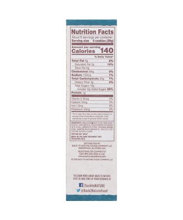 Back To Nature Non-GMO Mini Classic Creme Cookies 6 Ounce Cocoa Classic - Pack of 1 - Buy Online on GoSupps.com
