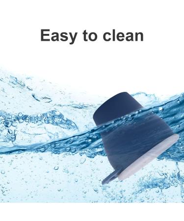 Silicone Snack Cup with Lid - Leak-Proof Travel Snack Cup for Toddlers | Blue | Buy Internationally - Buy Online on GoSupps.com