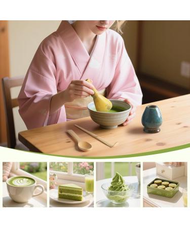 Matcha Kit 4 Pi ces Matcha Set Kit Matcha Comprend le Fouet Matcha en R sine Cuill re Traditionnelle Cuill re Th Support Fouet Matcha l'ensemble Parfait Pour Pr parer Bleu - Buy Online on GoSupps.com