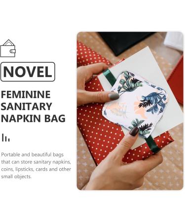 Healvian 2pcs Portable Period Bags for Women | Tampon Storage & Travel Bags | Stylish & Convenient Napkin Pouches - Buy Online on GoSupps.com
