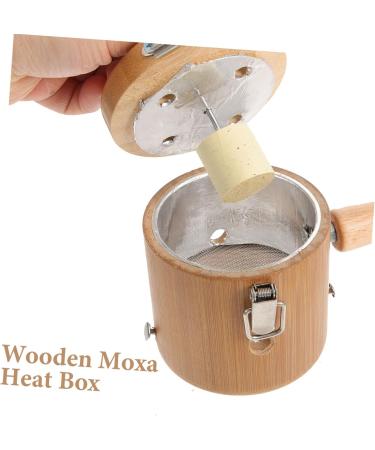 Solustre Moxibustion Wood Tools - 4-Sentence Hand Devices & Massage Tool Holder | High-Quality Solid Wood & Stainless Steel Moxibustion Suite - Buy Online on GoSupps.com