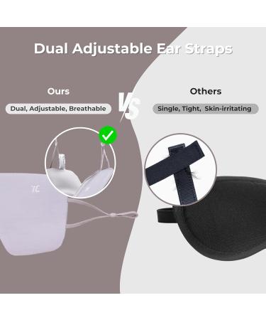 7C Soft Sleep Mask - Hyaluronic Acid Anti-Aging Eye Mask with Adjustable Straps for Puffy Eyes Relief | Perfect Gift for Restful Sleep - Buy Online on GoSupps.com