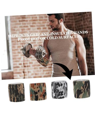 Buy Yardwe 4 Rolls Outdoor Camouflage Sports Tape | Clear PVC Athletic Compression Non-Woven Fabric | Best for International Shipping - Buy Online on GoSupps.com