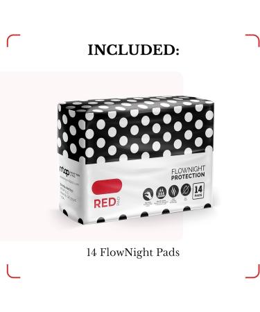 RedDrop Tween FlowNight Pads - Thin and Secure Pads for Girls' First Periods - Buy Online on GoSupps.com