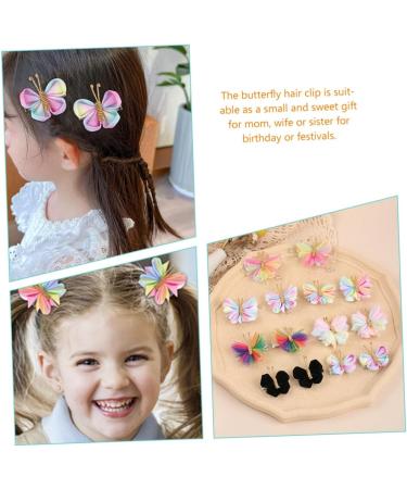 Beaupretty 7 Pairs Mesh Butterfly Hair Accessories Girls Kids Hair Clips Hair Clips Small Colorful Hair Barrette Creative Hair Clip Wedding Hair Clips Metal Miss Button Flannel - Buy Online on GoSupps.com
