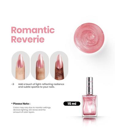 Beetles 15ml Pink Pearl Nail Polish - Fast Drying Long Lasting Shimmer Nail Lacquer | Romantic Reverie for Salon-Quality Nail Art - Buy Online on GoSupps.com