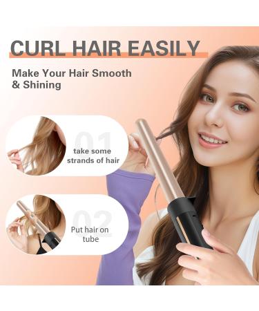 Buy Curling Wand Set with 5 Interchangeable Iron - Portable Hair Styling Tools for Women | 1 Inch Curlers & Rollers - Perfect for Travel - Buy Online on GoSupps.com