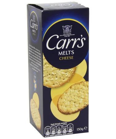 Carr's Melts Cheese 150g - Case of 12 | Buy Online Now - Buy Online on GoSupps.com