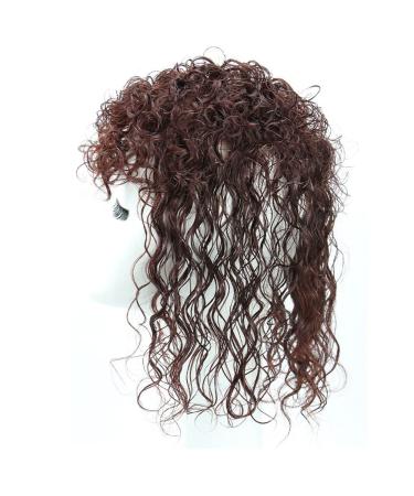 RemeeHi Curly Human Hair Topper | 10 Natural Black Clip-In Hairpiece for Instant Volume & Style - Buy Online on GoSupps.com