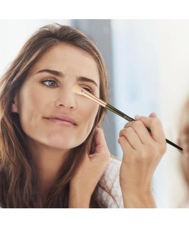 Blending Brush | Half-Fan Shape Concealer Brush Under Eye | Eyeshadow Brush Professional Embellish Nose Bridge Eye Socket Side Shadow Smudge Bevel Shakven - Buy Online on GoSupps.com