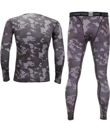Men's Compression Run Jogging Set | Black Large Sports Suit for Fitness Training - Buy Online on GoSupps.com