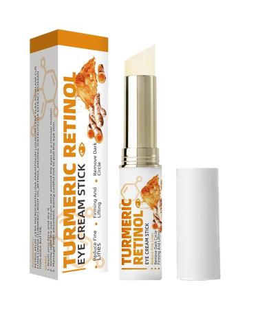 JINGLING Turmeric eye cream stick 3g turmeric retinol reduces puffiness and tear bags anti-aging eye cream