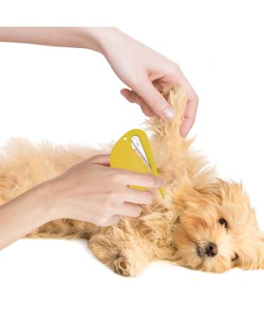 10PC PET Knotting Comb Set - Steel Blade De-matting Tool for Dogs & Cats - Gentle Undercoat & Tangle Remover - Buy Online on GoSupps.com