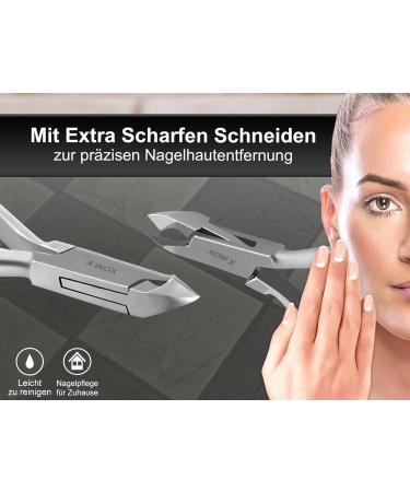 PROFICATION NAGELHRAUTION INTO-TANGE INOX Nail Shaver Cutter - Rustproof Stainless Steel 10mm Fine Cut for Precise Nail Skin Removal | International Shipping Available - Buy Online on GoSupps.com