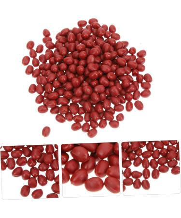 OUNONA 4pcs Artificial Red Beans Faux Red Beans Photography Props Fake Soy Beans Prop Fake Acorns Fake Cherries Fake Cookies Fake Food Simulation Food Whole Grains Popcorn Pvc Redx4pcs 1x0.6cmx4pcs - Buy Online on GoSupps.com
