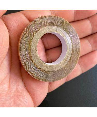 Long-lasting Double Sided Hair Extension Tape (Brown) 10mm x 3 yards - 3+ Months Hold - Buy Online on GoSupps.com