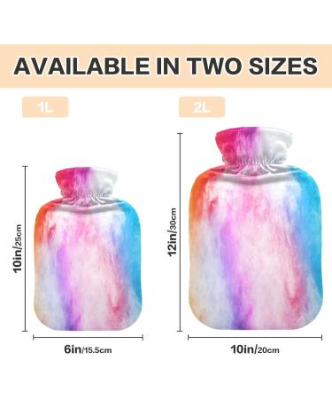 Buy Colorful 2L Dust-Explode Heat Bottle | Soft Plush Hot Water Bottle for Kids & Adults - Winter Warmers - Buy Online on GoSupps.com