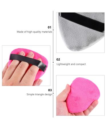 Beaupretty 4pcs Water Drop Makeup Sponges - Triangle Shape Powder Puffs for Foundation & Loose Powder - Mini Fluff for Women - Buy Online on GoSupps.com