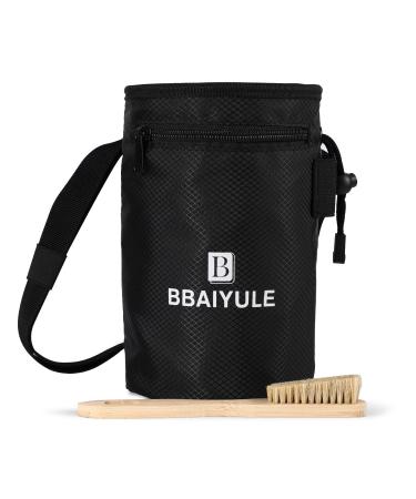 BBAIYULE Chalkbag Boulder Set from Chalk Bag Boulder B rste Chalk (as a set & individually) |Chalkbag for climbing and bouldering |Climbing weightlifting gymnastics crossfit boulder brush + chalkbag