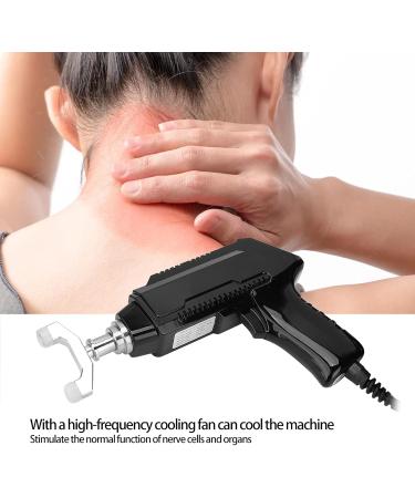 Chiropractic Adjustment Tool - Electrical Spine Massage Device for Joint Pain Relief | Vertebral Correction Gun (Black EU) - Buy Online on GoSupps.com