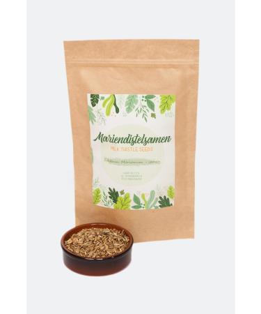 Graines de Chardon-Marie Enti res 1kg | Chardon-Marie Naturel | Graines de Chardon-Marie | Th | Th de Chardon-Marie | Chardon-Marie | Silybum Marianum | Tisane d'Herbes 1 kg (Lot de 1)