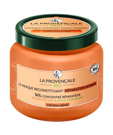 La Proven ale La Proven ale Bio Proven ale - Intense Repair Replenishing Mask - Multi-Use - 14% Concentrate Repair - Organic Sea Buckthorn & Organic Olive Oil PDO Provence - For Damaged Hair - 330 ml