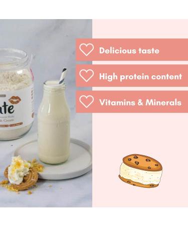Cute Nutrition Cookies & Cream Meal Replacement Shake - High Protein with Vitamins & Minerals - 500g + Bonus E-book by TummyTox - Buy Online on GoSupps.com
