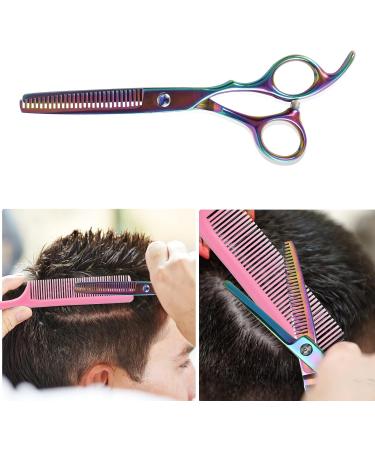 8PCS Professional Hair Cutting Scissors Kit - Stainless Steel Hairdressing & Thinning Scissors for Salon, Barbers, Men, Women, Kids & Pets - Buy Online on GoSupps.com
