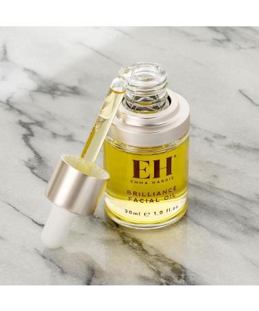 Emma Hardie Brilliance Facial Oil | Lightweight Anti-Aging Hydrating Serum for All Skin Types | Sweet Almond Grapeseed & Sunflower Oils | International Shipping Available - Buy Online on GoSupps.com