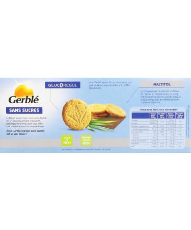  Gerbl Gerble Coconut Flavor Sugar Free Package 132g - Buy Online on GoSupps.com