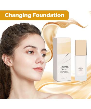  Generisch Color Changing Foundation Color Changing Foundation Color Changing Foundation for Mature Skin Moisturizing Foundation Powerful Concealer SPF15 - Buy Online on GoSupps.com