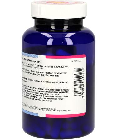 Gall Pharma Vitamin C 100 mg Capsules - 120 Count | Boost Immunity & Health - Shop Internationally - Buy Online on GoSupps.com